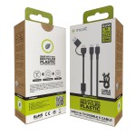 Cablu USB-C Muvit for Change Negru