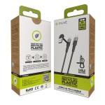 Cablu USB A la USB-C Muvit for Change Negru