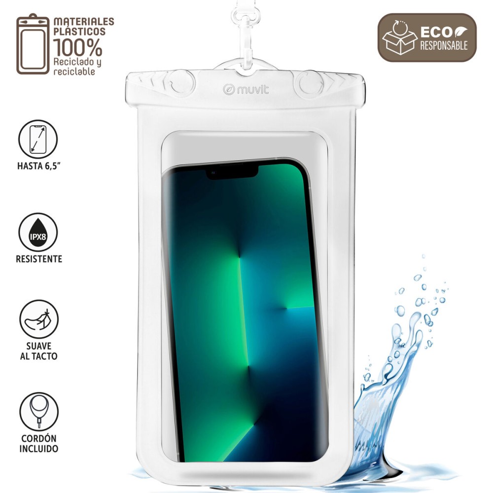 Husă Acvatică Muvit for Change Alb Universal 6,5" (6,5")