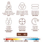 Bec Inteligent muvit iO iO E27 2700 K 6500 K 800 lm