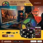 Benzi LED Muvit iO Negru 30 cm 3 m