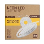 Benzi LED muvit iO iO Alb rece Transparent 5 m Neon