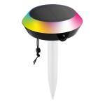 Lampă solară Muvit MIOSGL001 G 1,5 W Alb Multicolor E27 IP65 RGB (2700 K) (6500 K)
