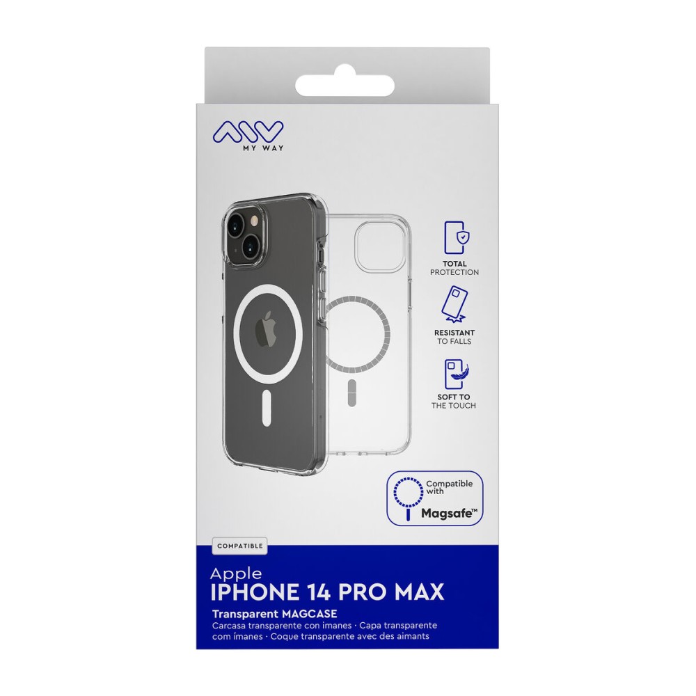 Husă pentru Mobil Myway iPhone 14 Pro Max Transparent Magnetic