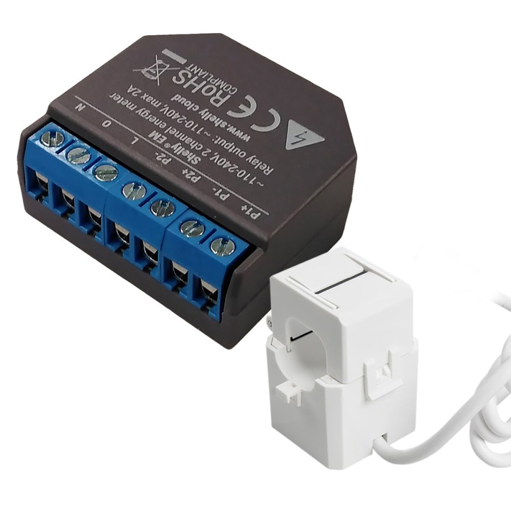 Modul comutator Wi-Fi Shelly SHELLY EM + 50A CLAMP