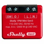 Modul comutator Wi-Fi Shelly Mini 1PM Gen3 Bluetooth Wi-Fi Bluetooth 4.2