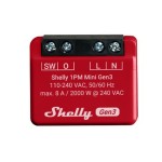 Modul comutator Wi-Fi Shelly Mini 1PM Gen3 Bluetooth Wi-Fi Bluetooth 4.2