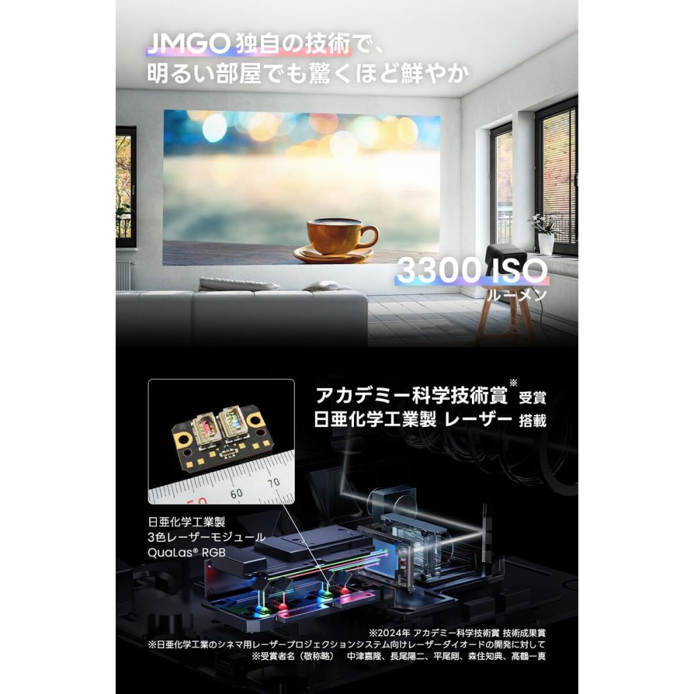 Proiector JMGO N1S ULTIMATE 4K 4K ANSI 3300 3840 x 2160 px