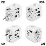 Adaptor universal pentru priză, de voiaj Muvit MCADP0006 Alb 150 W 15 w