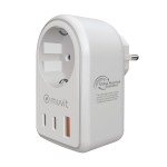 Încărcător de Perete Muvit for Change 851DQ-DE Alb 20 W