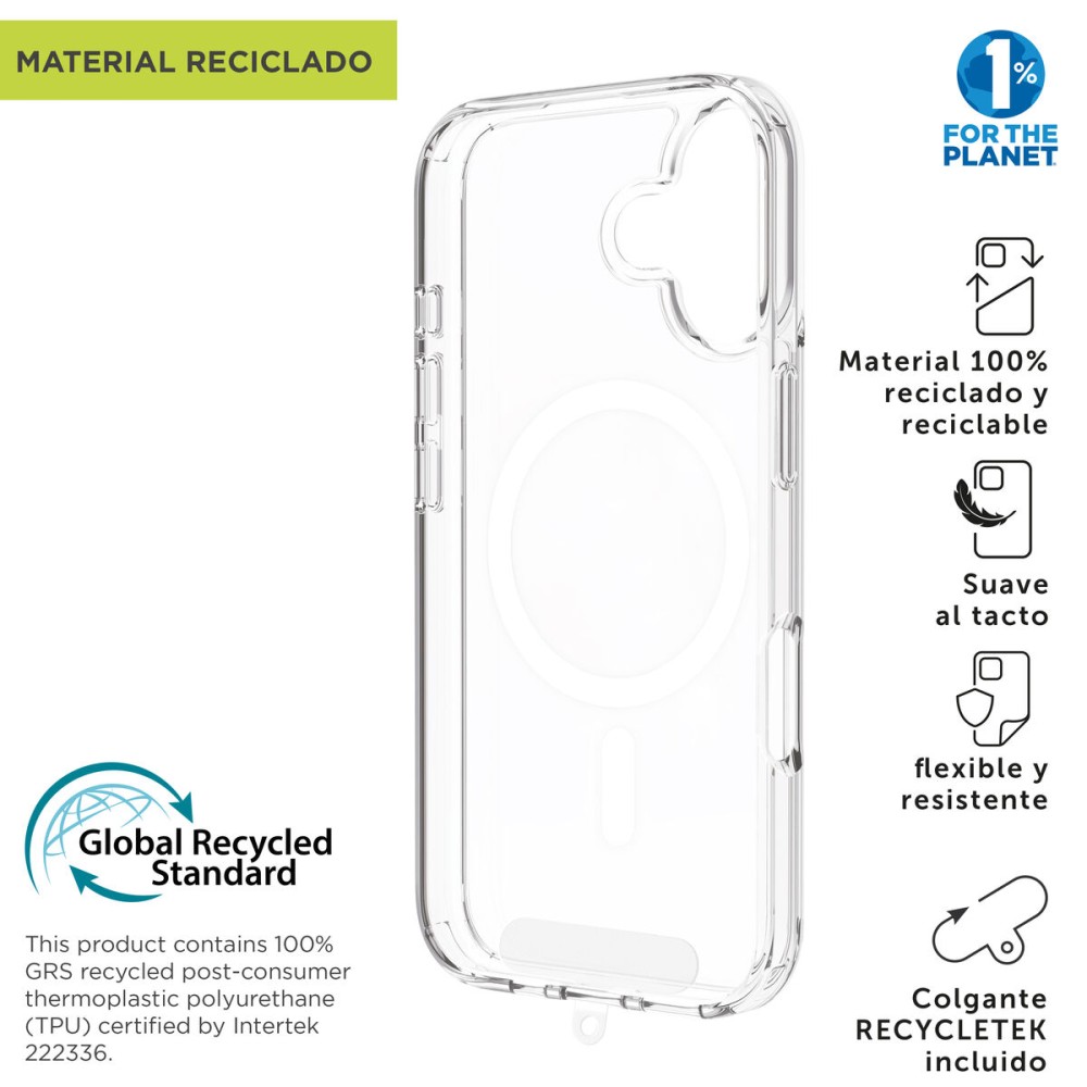 Husă pentru Mobil Muvit for Change iPhone 17 Transparent