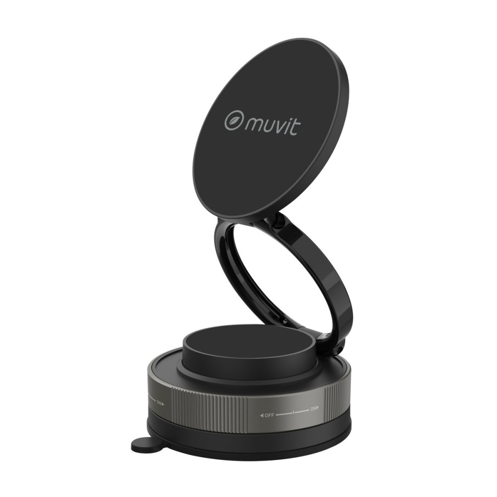 Suport de Telefoane Mobile pentru Mașină Muvit MCCHL0035 Negru