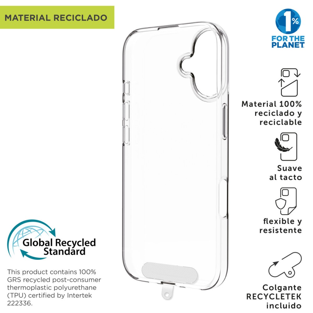 Husă pentru Mobil Muvit for Change iPhone 17 Transparent