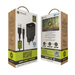 Încărcător de Perete Muvit for Change Negru 12 W (2 Unități)