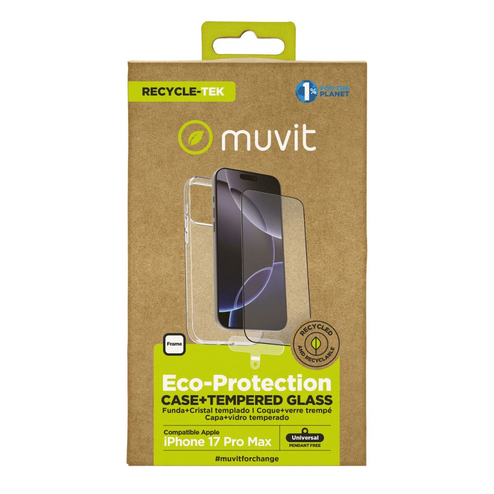 Husă și Protector pentru Mobil Muvit for Change iPhone 17 Pro Max