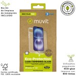 Husă și Protector pentru Mobil Muvit for Change iPhone Air Negru