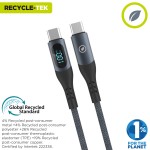 Cablu USB-C la USB-C Muvit MC147-R-A Gri