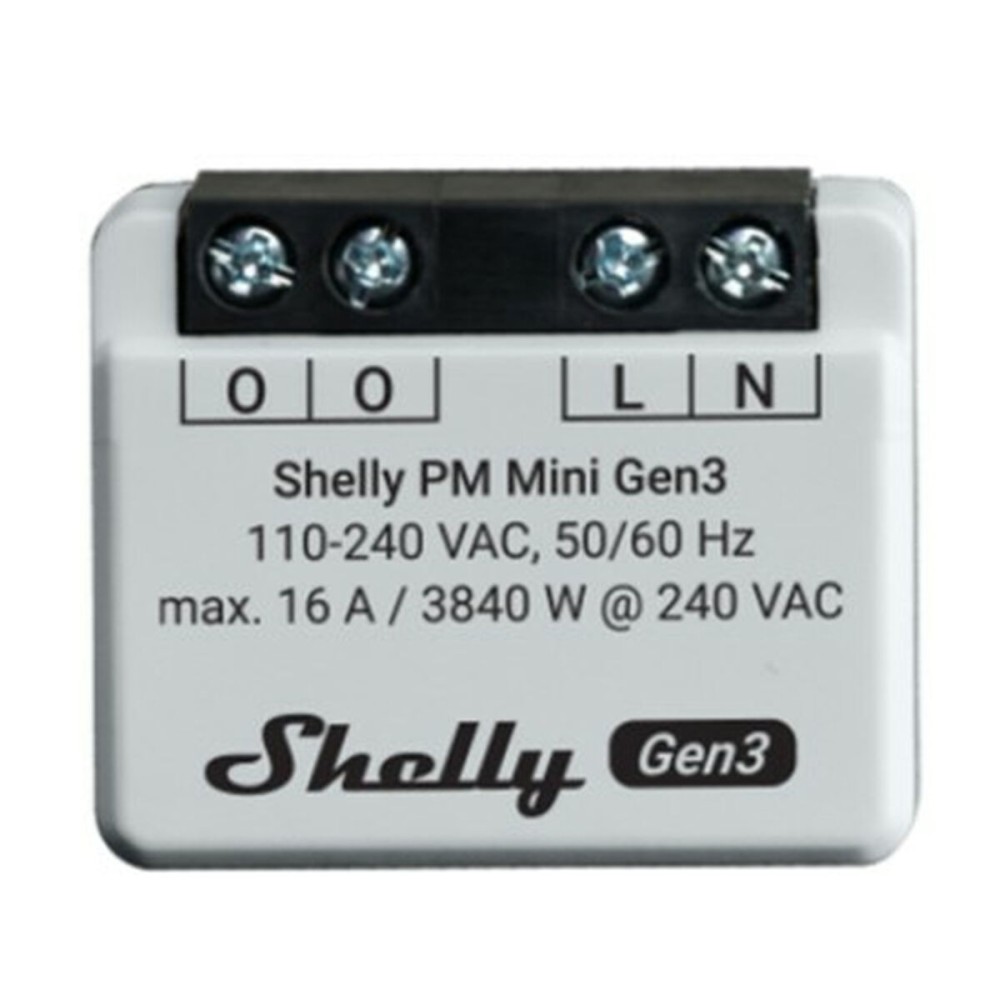 Priză Inteligentă Shelly MINI 1PM GEN3 Bluetooth Wi-Fi Bluetooth 4.2