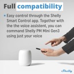 Priză Inteligentă Shelly MINI 1PM GEN3 Bluetooth Wi-Fi Bluetooth 4.2