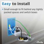 Priză Inteligentă Shelly MINI 1PM GEN3 Bluetooth Wi-Fi Bluetooth 4.2