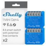 Priză Inteligentă Shelly S4SW-001X8EUU Bluetooth Wi-Fi Bluetooth 5.0