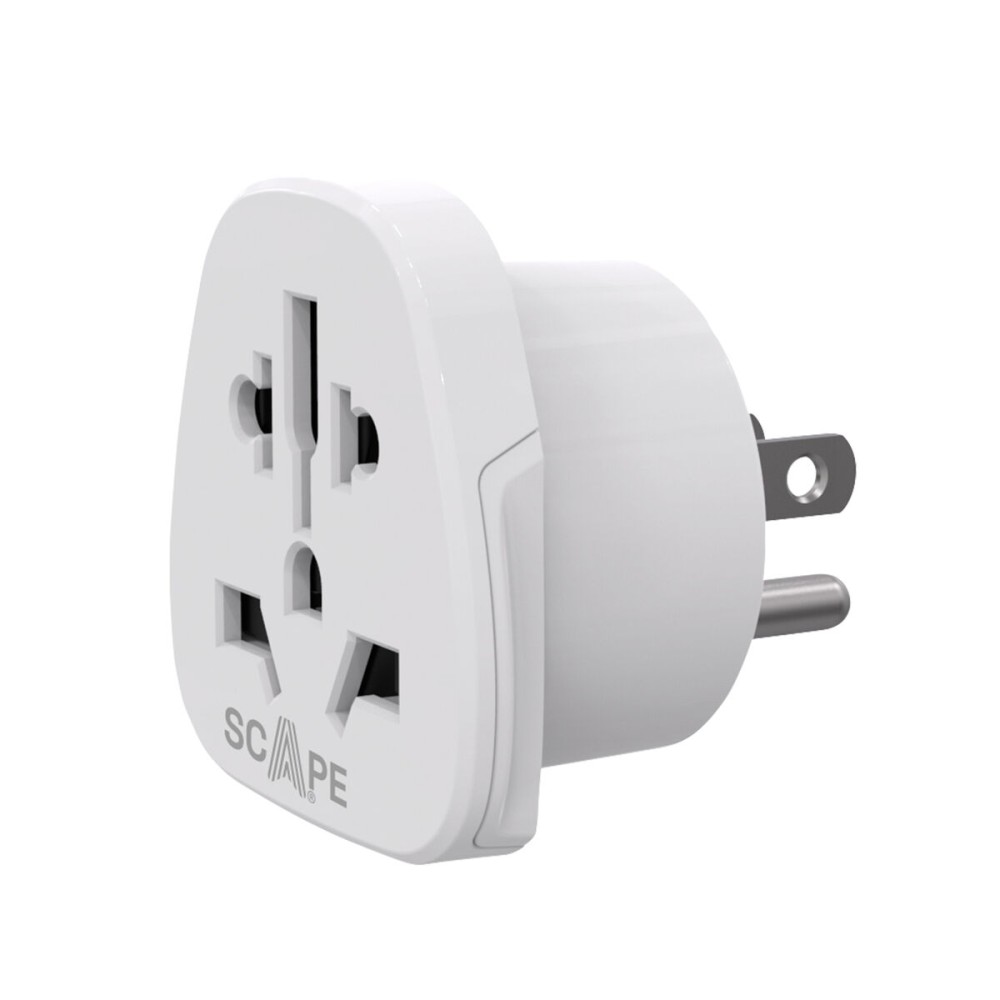 Hoț de priză Scape Travel 830US Plastic 10 A