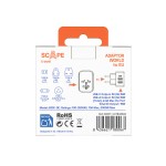 Hoț de priză Scape Travel 830C-DE Plastic