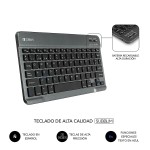 Husă pentru Tabletă și Tastatură Subblim SUB-KT2-BT0001 Negru Gri Qwerty Spaniolă