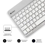 Tastatură Bluetooth Subblim SUB-KBT-SM0001 Argintiu Qwerty Spaniolă