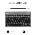 Tastatură Bluetooth Subblim SUB-KBT-SM0002 Gri Qwerty Spaniolă