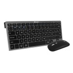 Tastatură și Mouse Subblim SUBKBC-OCO020 Negru Gri (2 Unități)