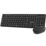 Tastatură și Mouse Fără Fir Subblim SUBKBC-CSSW10 Negru Qwerty Spaniolă QWERTY