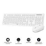 Tastatură și Mouse Fără Fir Subblim SUBKBC-CSSW11 Alb Qwerty Spaniolă