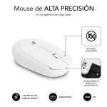 Tastatură și Mouse Fără Fir Subblim SUBKBC-CSSW11 Alb Qwerty Spaniolă