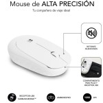 Tastatură și Mouse Fără Fir Subblim SUBKBC-CSSW11 Alb Qwerty Spaniolă