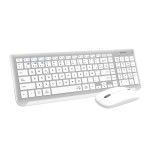 Tastatură și Mouse Fără Fir Subblim SUBKBC-DCEP10 Argintiu Qwerty Spaniolă