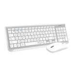 Tastatură și Mouse Fără Fir Subblim SUBKBC-DCEP10 Argintiu Qwerty Spaniolă