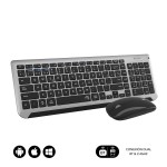 Tastatură și Mouse Fără Fir Subblim SUBKBC-DCEP20 Gri Qwerty Spaniolă