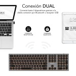 Tastatură Bluetooth Subblim SUBKB-3MIE310 Negru