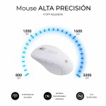 Tastatură și Mouse Subblim SUBKBC-DCOPW1 Alb Spaniolă Qwerty Spaniolă QWERTY