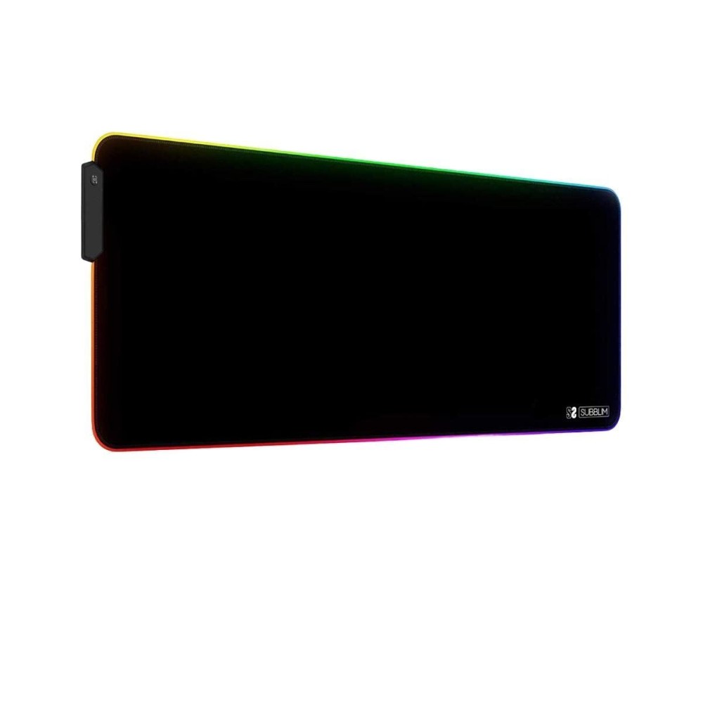 Covoraș de șoarece Subblim SUBMP-02RGB01 Negru Multicolor