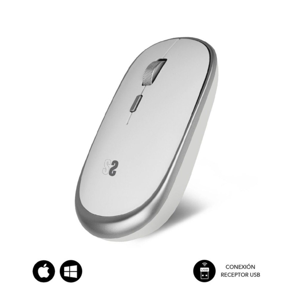 Mouse Fără Fir Subblim SUBMO-RFM0001 Argintiu 1600 dpi