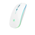Mouse Bluetooth Fără Fir Subblim SUBMO-LDFLAT2 Alb 1600 dpi