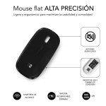 Mouse Bluetooth Fără Fir Subblim SUBMO-DFLAT20 Negru 1600 dpi