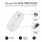 Mouse Bluetooth Fără Fir Subblim SUBMO-DFLAT21 Alb 1600 dpi