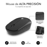 Mouse și mouse pad pentru jocuri Subblim Harm XL Negru