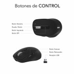 Mouse Optic Subblim SUBMO-EDCON01 Negru 2400 dpi