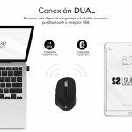 Mouse Optic Subblim SUBMO-EDCON01 Negru 2400 dpi