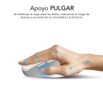 Mouse Fără Fir Subblim SUBMO-EDCON02 Alb 2400 dpi