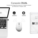 Mouse Fără Fir Subblim SUBMO-EDCON02 Alb 2400 dpi